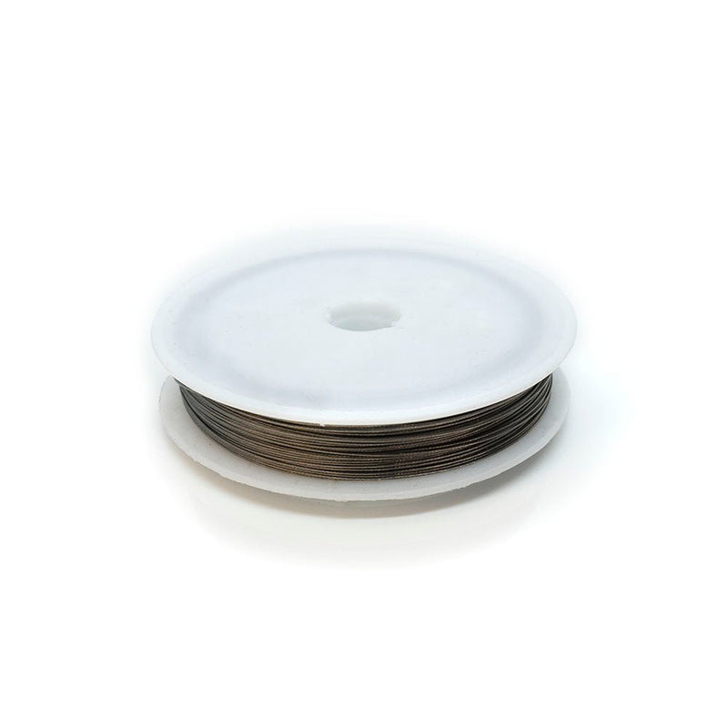 Load image into Gallery viewer, Coloured Tiger Tail 0.38mm x 100m Silver Grey - Affordable Jewellery Supplies