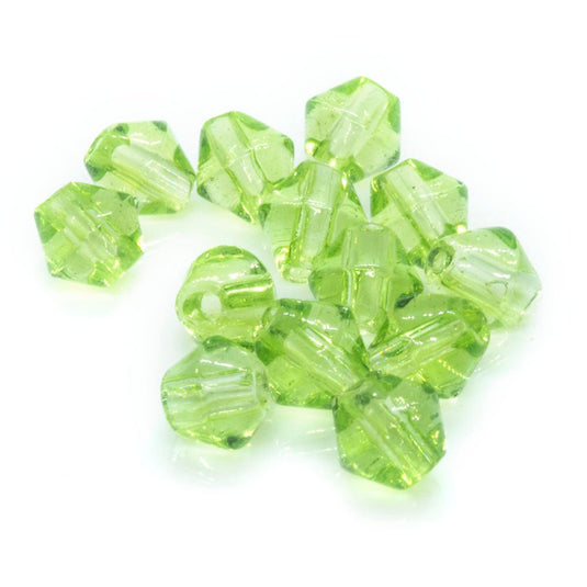 Crystal Glass Bicone 3mm Light Green - Affordable Jewellery Supplies