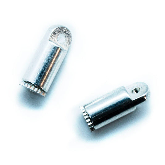 Bead Bandit Crimp Hide 10mm x 4mm Silver - Affordable Jewellery Supplies