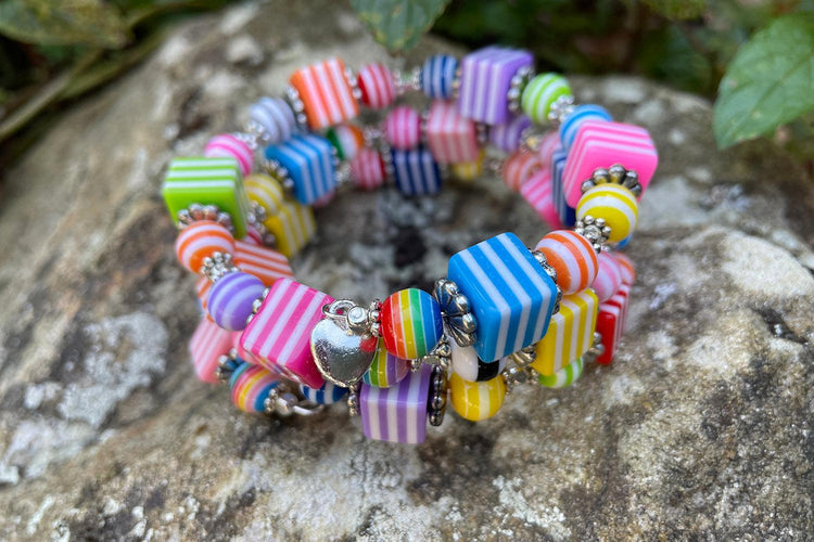 Licorice Allsorts Bracelet - Affordable Jewellery Supplies
