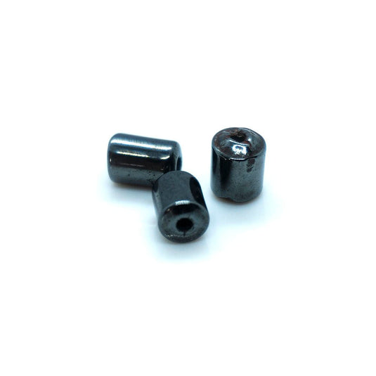 Hematite Tube Beads 6mm Grey - Affordable Jewellery Supplies