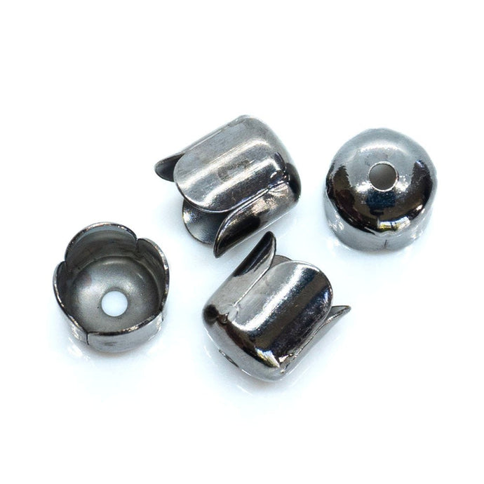 Scalloped Bead Cap 7mm x 6mm Pewter - Affordable Jewellery Supplies
