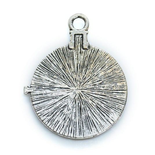 Pocket Watch Pendant 39mm x 31mm Antique Brass - Affordable Jewellery Supplies