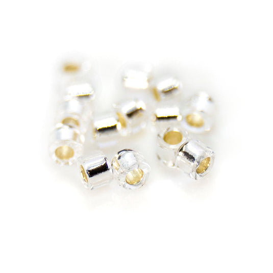 Delica® Seed Beads 11/0 Silver Lined Crystal (DB0041) - Affordable Jewellery Supplies