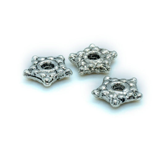 Beaded Rondelle 4.7mm x 1mm Tibetan Silver - Affordable Jewellery Supplies