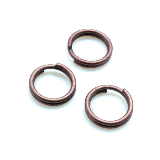Split Ring Coloured 6mm Bronze - Affordable Jewellery Supplies