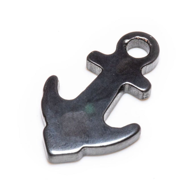 Hemalyke Pendant 35mm x 22mm Black - Affordable Jewellery Supplies
