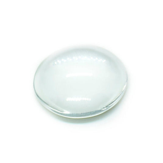 Transparent Glass Cabochons Half Round Dome 8mm x 3mm Clear - Affordable Jewellery Supplies