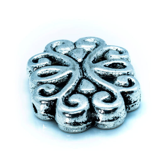 2 Hole Spacer Bead 18.5mm x 9mm Tibetan Silver - Affordable Jewellery Supplies