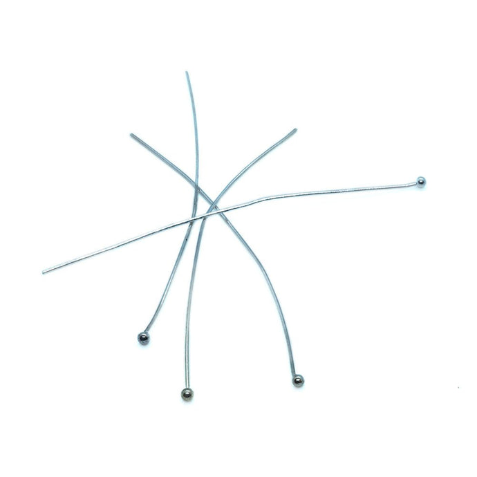 Ball Pin 4cm Silver - Affordable Jewellery Supplies