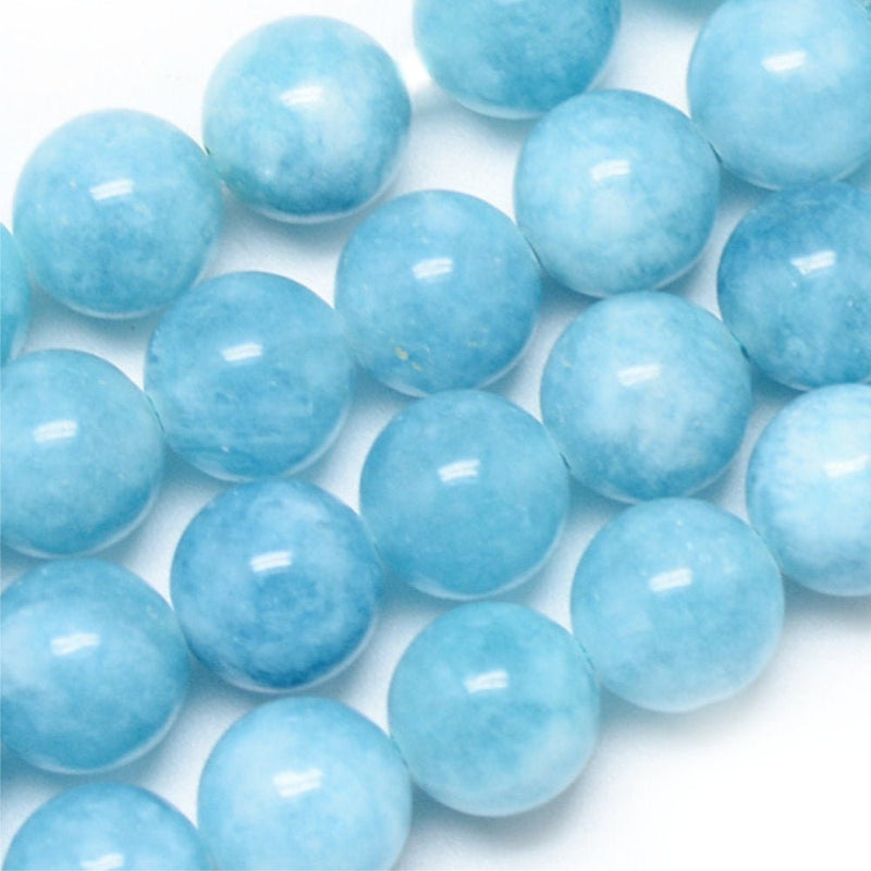 Load image into Gallery viewer, Natural Rose Quartz 8mm Amazonite - Affordable Jewellery Supplies
