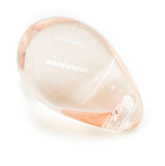 Czech Glass Pressed Teardrop 9mm x 6mm Rosaline - Affordable Jewellery Supplies