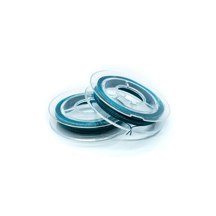 Coloured Tiger Tail 0.45mm x 10m Azury - Affordable Jewellery Supplies