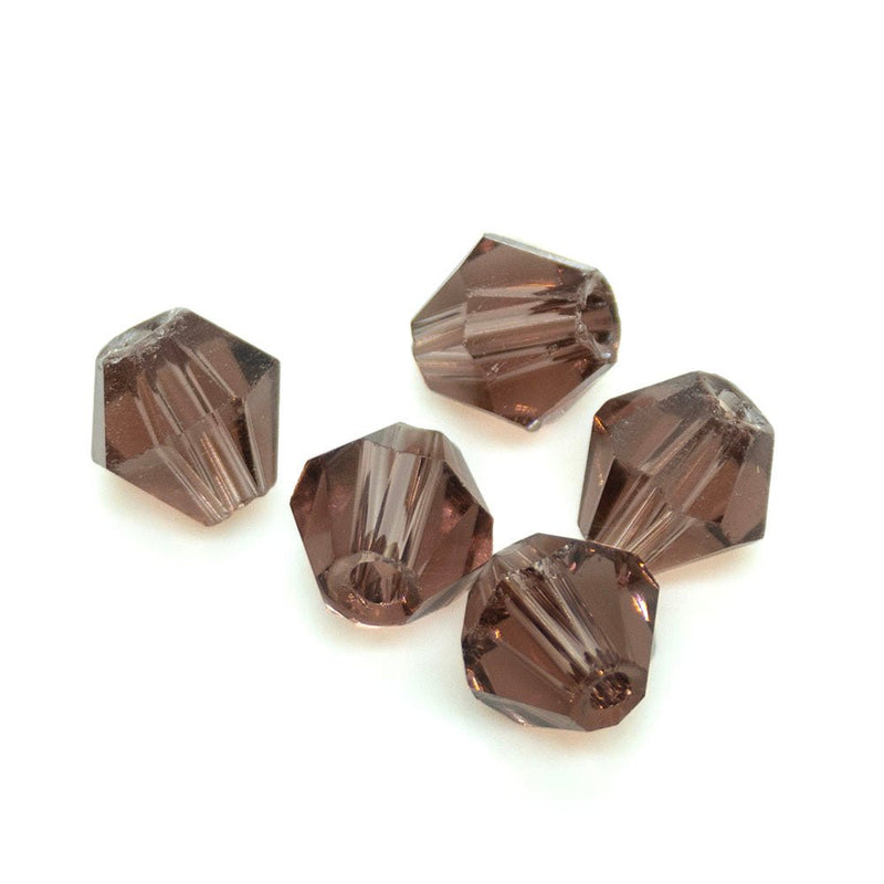 Load image into Gallery viewer, Crystal Glass Bicone 4mm Lavender - Affordable Jewellery Supplies
