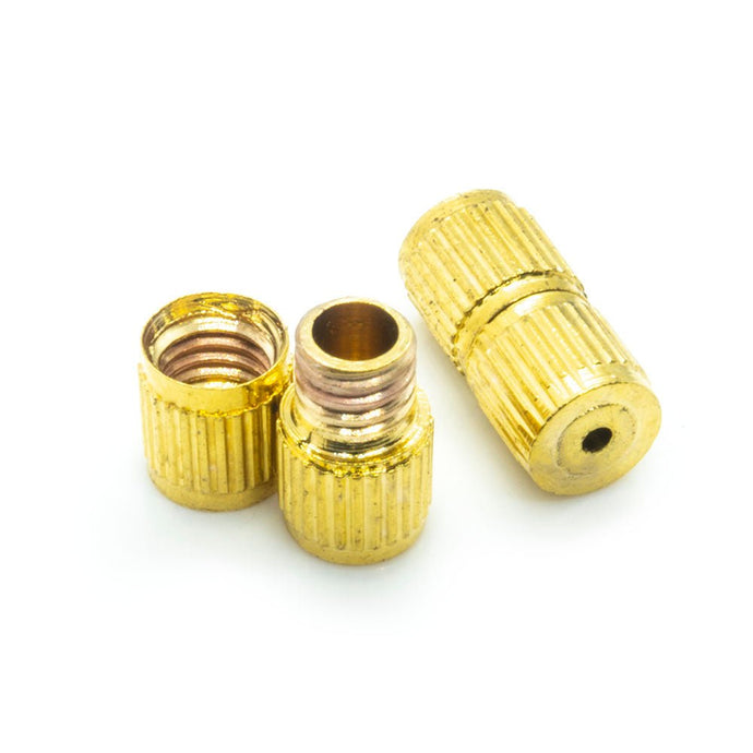 Screw Clasp 8mm x 4mm Gold - Affordable Jewellery Supplies