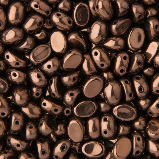 Samos Par Puca 7 mm x 5 mm Dark Bronze - Affordable Jewellery Supplies