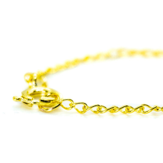 Chain Necklace 2mm x 46cm length Gold - Affordable Jewellery Supplies