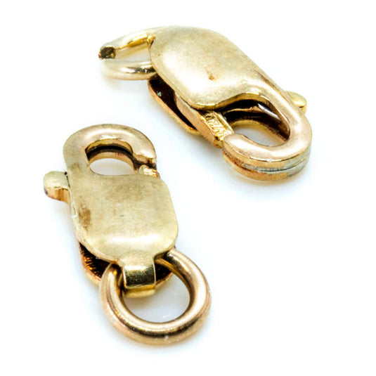 Lobster Clasp - 14k Gold Filled 12mm x6mm Gold - Affordable Jewellery Supplies
