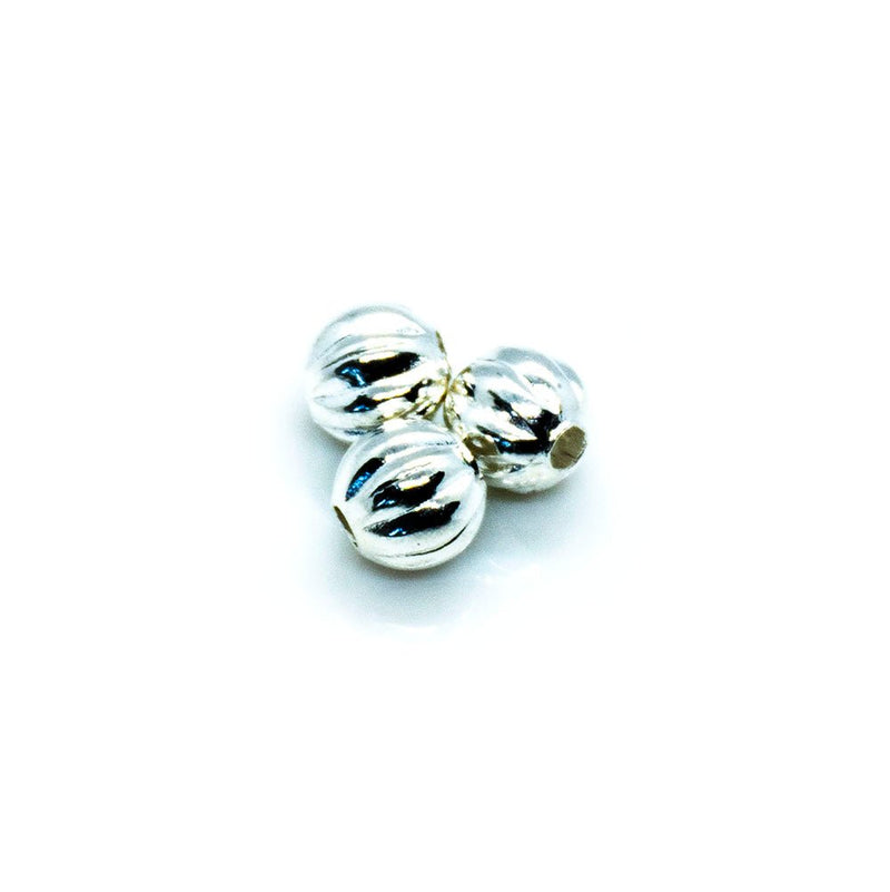 Load image into Gallery viewer, Corrugated Round 3mm Silver - Affordable Jewellery Supplies
