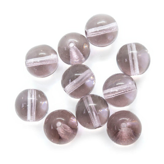 Czech Glass Druk Round 8mm Lavender - Affordable Jewellery Supplies