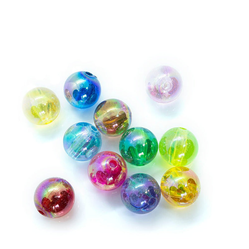 Load image into Gallery viewer, Eco-Friendly Transparent Beads 10mm Pink - Affordable Jewellery Supplies
