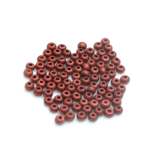 Czech Seed Beads 11/0 Lava Red - Affordable Jewellery Supplies