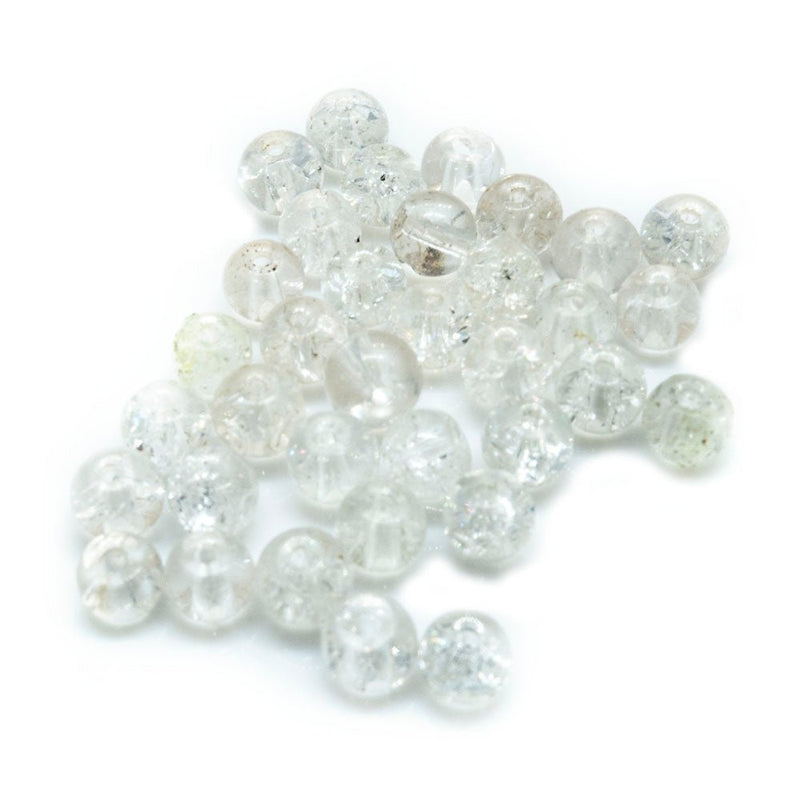 Load image into Gallery viewer, Glass Crackle Beads 3mm Crystal - Affordable Jewellery Supplies
