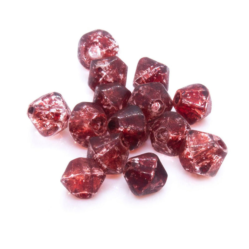 Load image into Gallery viewer, Crystal Glass Bicone 3mm Garnet - Affordable Jewellery Supplies
