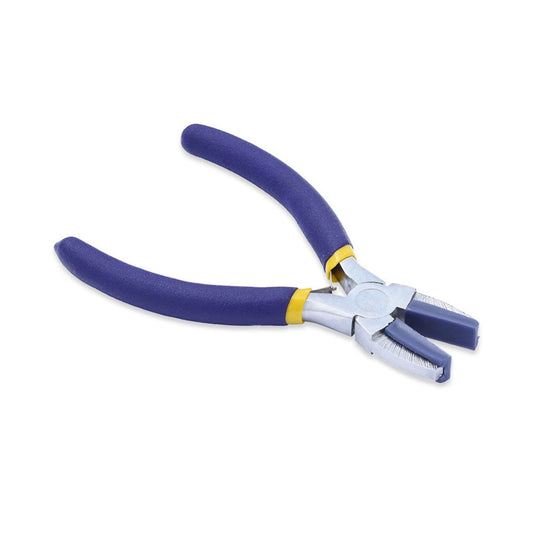 Nylon Jawed Pliers 13.8cm x 5.8cm x 1.3cm Blue - Affordable Jewellery Supplies