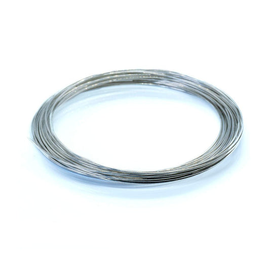 Memory Wire Bracelet 5.5cm Silver Plated - Affordable Jewellery Supplies