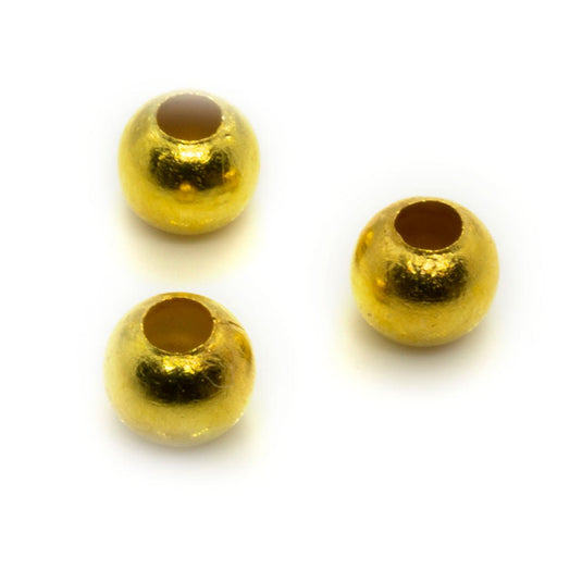 Ball 4mm Gold plated - Affordable Jewellery Supplies