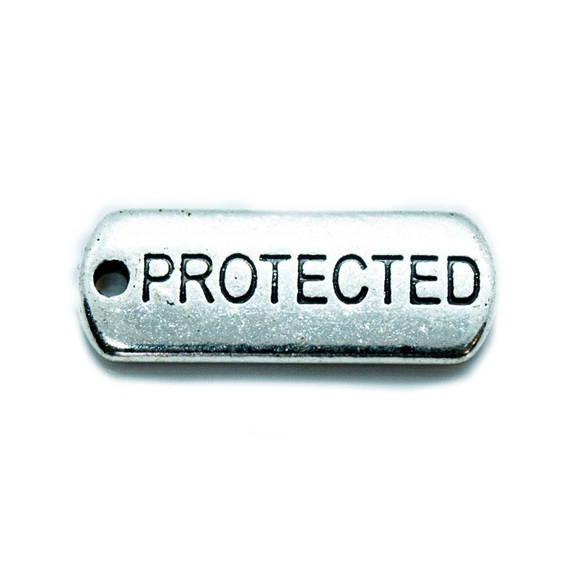 Load image into Gallery viewer, Inspirational Message Pendant 21mm x 8mm x 2mm Protection - Affordable Jewellery Supplies
