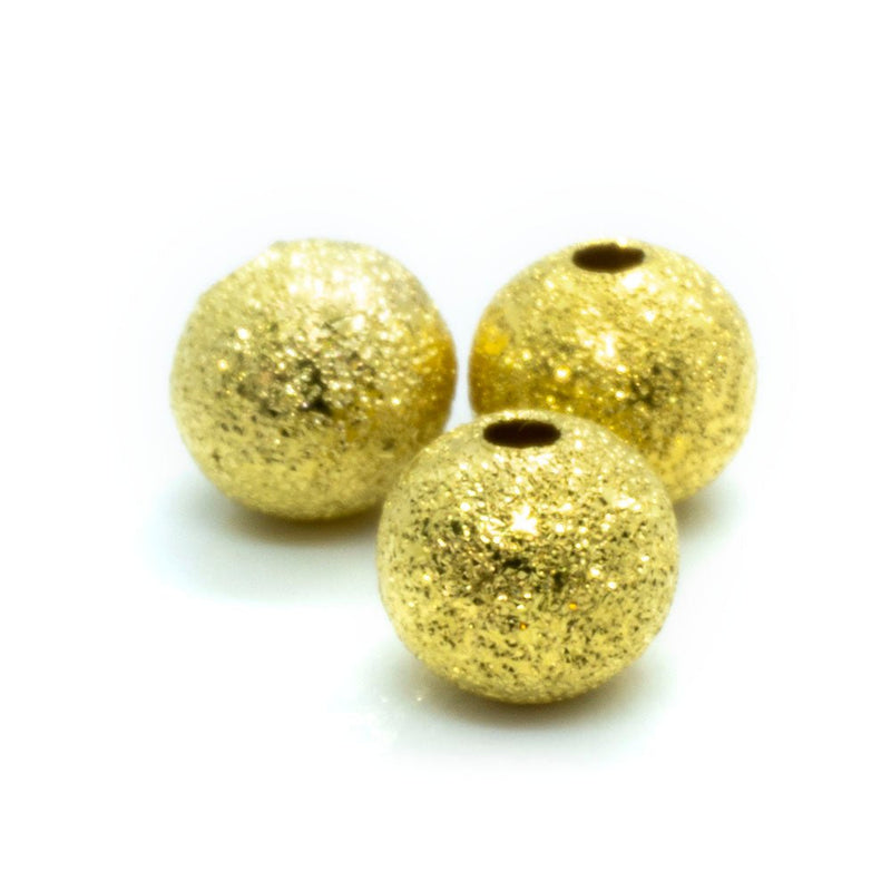 Load image into Gallery viewer, Stardust Beads 6mm Gold - Affordable Jewellery Supplies
