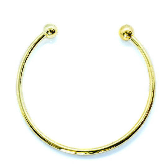 European Charm Bracelet 7cm x 6cm Gold - Affordable Jewellery Supplies
