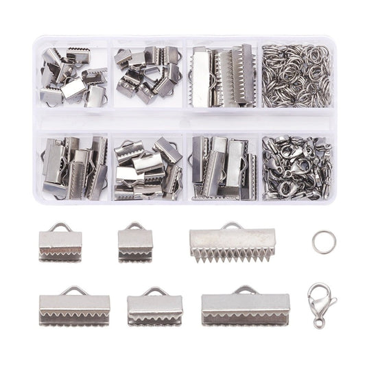 Jewellery Findings Kit 11cm x 6.3cm Stainless Steel - Affordable Jewellery Supplies