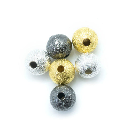 Stardust Beads 6mm Black - Affordable Jewellery Supplies