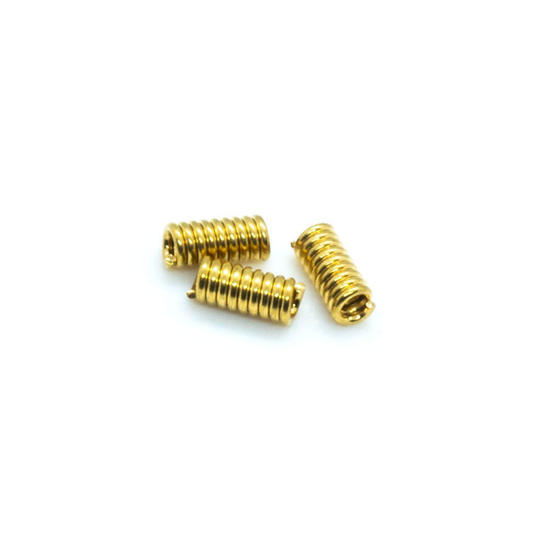 Load image into Gallery viewer, Coil 4mm x 2mm Gold plated - Affordable Jewellery Supplies
