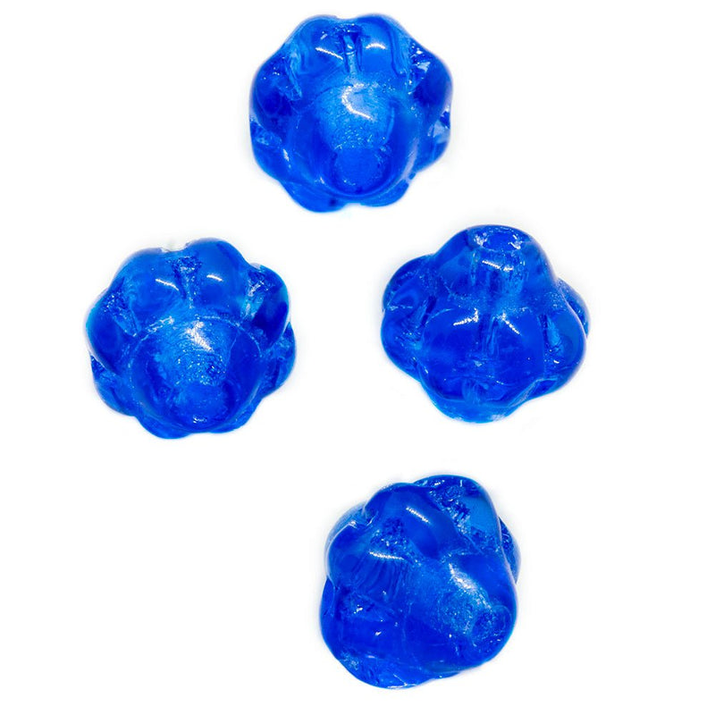 Load image into Gallery viewer, Czech Glass Spinner 6mm x 6mm Cobalt - Affordable Jewellery Supplies

