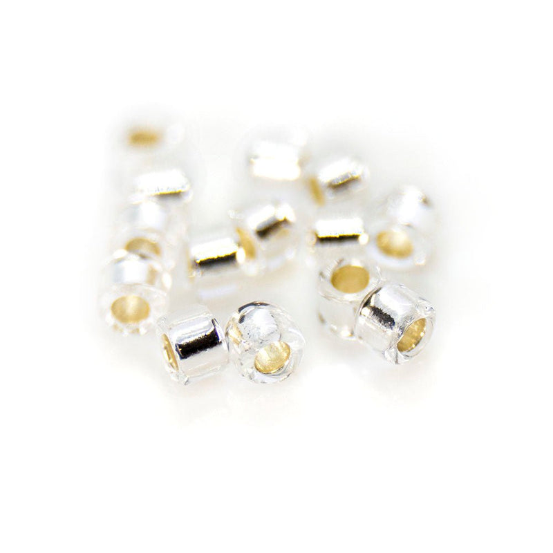 Load image into Gallery viewer, Delica® Seed Beads 11/0 Silver Lined Crystal (DB0041) - Affordable Jewellery Supplies
