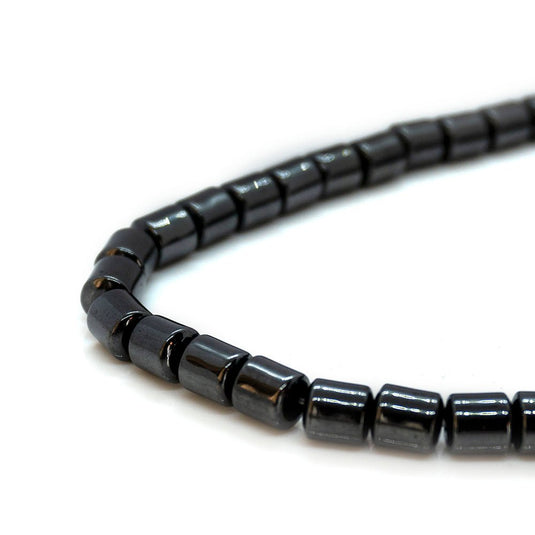Magnetic Hematite Drum Beads 6mm x 40cm length - Affordable Jewellery Supplies