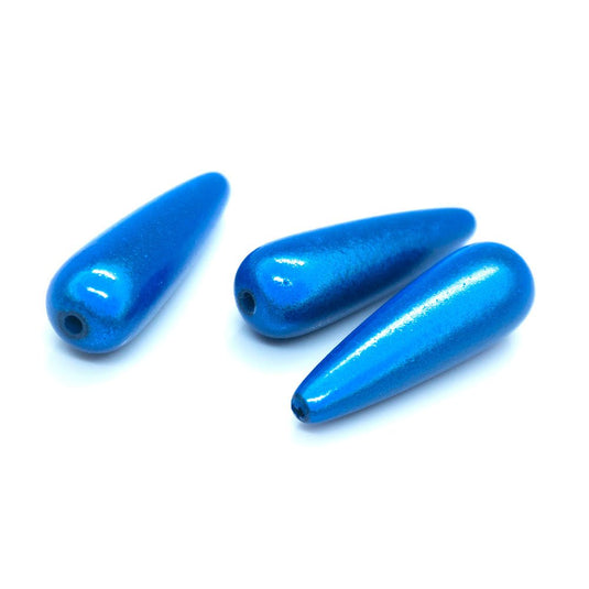 3D Illusion Acrylic Bead 30mm Blue - Affordable Jewellery Supplies
