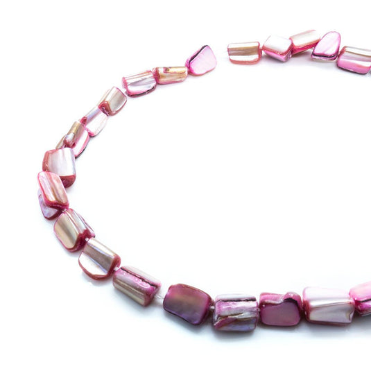 Mother of Pearl 40cm length Pink - Affordable Jewellery Supplies