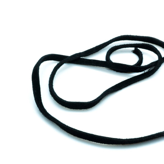 Leather Cord 3mm Black - Affordable Jewellery Supplies
