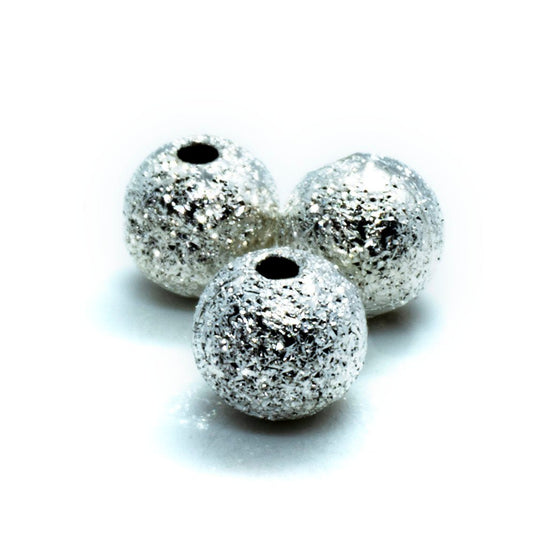 Stardust Beads 6mm Silver - Affordable Jewellery Supplies