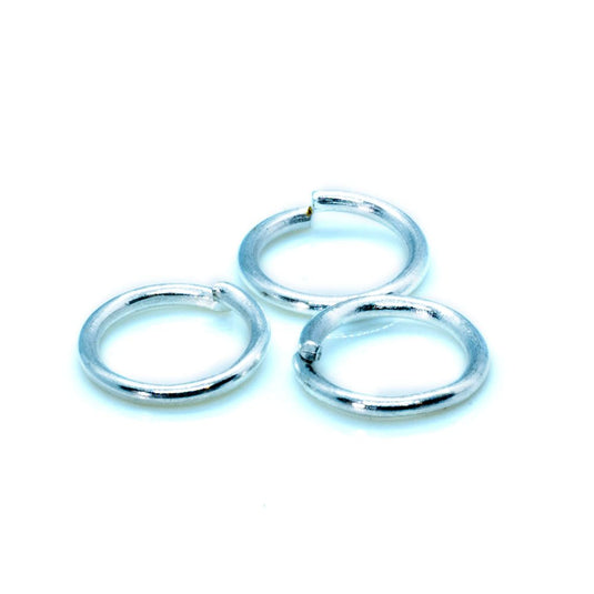 Jump Rings 925 Sterling Silver 6mm Sterling Silver - Affordable Jewellery Supplies