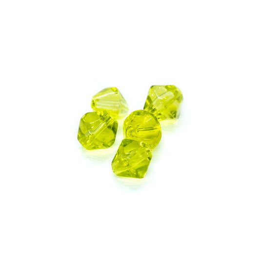 Crystal Glass Bicone 6mm Jonquil - Affordable Jewellery Supplies