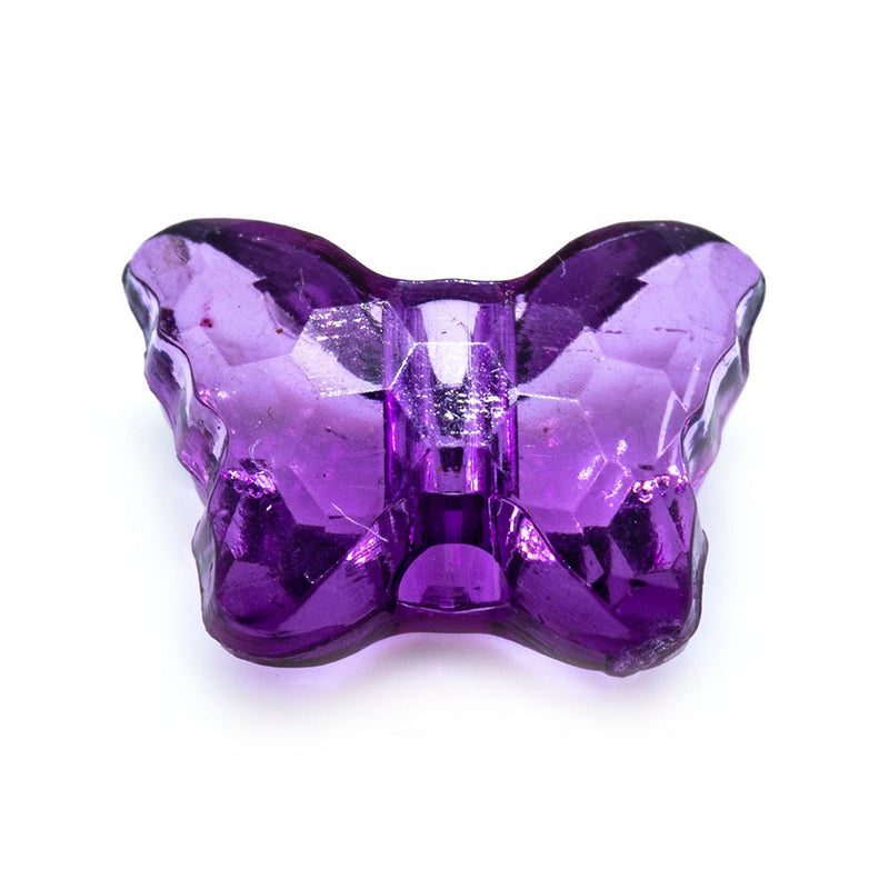 Load image into Gallery viewer, Acrylic Butterfly Bead 10mm x 8mm Mauve - Affordable Jewellery Supplies
