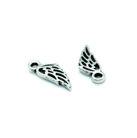 Wing Charms 13mm x 5mm Tibetan Silver - Affordable Jewellery Supplies