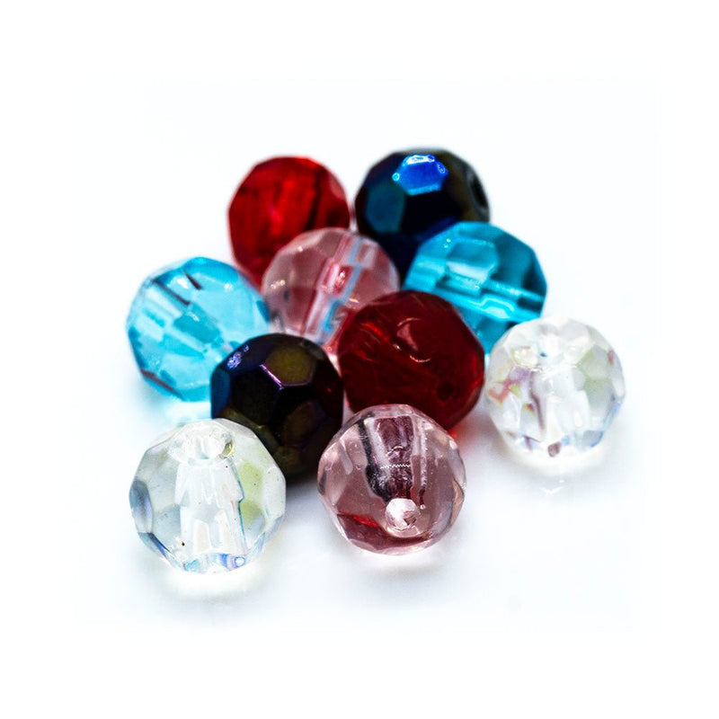 Load image into Gallery viewer, Crystal Glass Faceted Round 6mm Hyacinth - Affordable Jewellery Supplies
