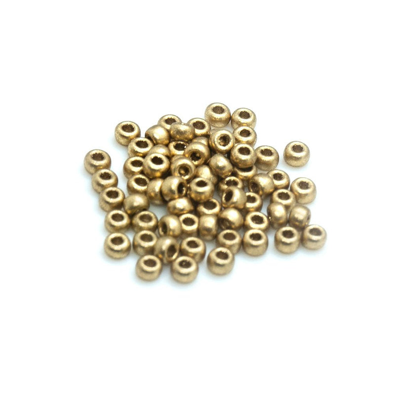 Load image into Gallery viewer, Czech Seed Beads 11/0 Aztec Gold - Affordable Jewellery Supplies
